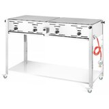 Hendi Grill-Master Quattro, 22kW, 1330x600x(H)920mm | Eponuda.com