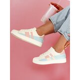 DStreet Sneakersy damskie na platformie JUNOMI różowe | ePonuda.com