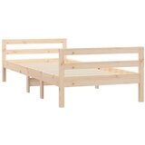  Posteljni okvir 90x200 cm trdna borovina, (20650812) | Shoptok.si