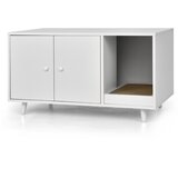 Costway Omara za mačko 3 v 1 – praskalnik in hišica za mačko 90 x 50 x 50 cm, (5000358285) Cene