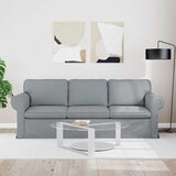 SOFA Svijetlo siva 215 x 82 x 80 cm tkanina | shoptok.hr