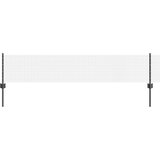  varjena žična ograja z 44 U stebrički sivi 0.4x100 m jeklo | Shoptok.si