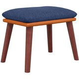  Stolček za noge moder 45x29,5x35 cm blago in umetno usnje, (20983899) | Shoptok.si