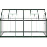 Staklenik s okvirom zeleni 334 x 169 x 202 cm aluminijski | shoptok.hr
