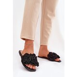 Boto Flat Women's Slippers With Bow Black Tobin | shoptok.hr