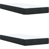  Krevet s oprugama i madracem crni 200x200 cm baršunasti | shoptok.hr