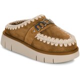 Mou BOUNCE CLOG METAL LOGO Smeđa Cijene