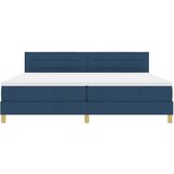  vzmetnica z box springom modra 200x200 cm tkanina, (22081117) | Shoptok.si