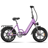 Zložljivo električno kolo Literider 2.0, 20×4.0 debelo kolo, hidravlične zavore, vijolično, (5000255708)