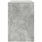  Stol s policom Betonski sivi 102 x 50 x 75 cm Konstruirano drvo | shoptok.hr
