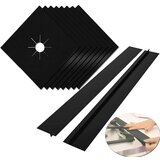 INF zaščita gorilnika plinskega štedilnika v paketu 9 plinska zaščitna podloga za kuhinjo black, (21535812) Cene