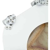  Toaletni pokrov s tiho zaporo 2 pcs Rumena in Bela 44 x 38 cm, (5000208007) | Shoptok.si