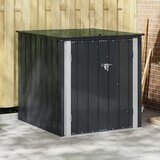  Kutija za spremanje u vrtu Crna 101 5 x 107 x 100 cm Čelik | shoptok.hr