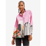 Desigual Pink Bolonia Womens Patterned Shirt - Women | shoptok.hr