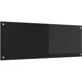  Kuhinjski zid Crna 110 x 40 cm Staklo otporno na udarce | shoptok.hr