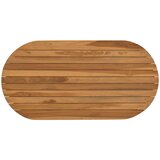  Gornji dio stola 90 x 45 x 3,5 cm Ovalni Čvrsto teak drvo Slike