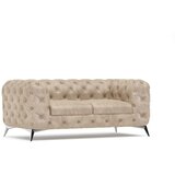 Ropez Bež baršunasti sofa 185 cm Chelsea – Cijene