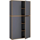 P & B ARHIVSKA OMARA antracit, medeni hrast | Shoptok.si