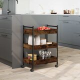  Kuhinjska kolica boja hrasta 50 x 30 x 70 cm konstruirano drvo | shoptok.hr