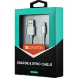 Canyon CNS-MFICAB01W Ultra-compact MFI Cable, certified by Apple, 1M length, 2.8mm , White color - CNS-MFICAB01W