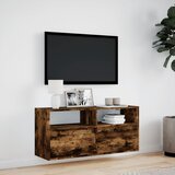  Zidni TV ormarić LED boja dimljenog hrasta 100x31x45 cm | shoptok.hr