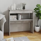 vidaXL Konzolna mizica betonsko siva 80x30x80 cm iverna plošča Cene