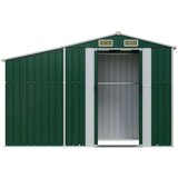  Vrtno spremište zeleno 277 x 93 x 179 cm od pocinčanog čelika | shoptok.hr