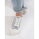 Shelvt Women's light blue platform sneakers | Eponuda.ba