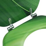  Toaletna daska s poklopcem MDF zelena s uzorkom kapi vode | shoptok.hr