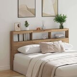 Ormarić za uzglavlje LED boja artisan hrast 180x17x102 cm | shoptok.hr