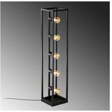 Opviq Podna lampa Kafes 13746, 21 x 21 x 102 cm, 5 x E27, 250 cm Kabl, Crna | Eponuda.ba