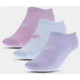 4f Girls' Casual Ankle Socks (3Pack) - Multicolored