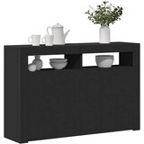  Komoda s LED svjetlima crna 115,5 x 30 x 75 cm | shoptok.hr