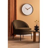 Leitmotiv Siv/rjav fotelj iz tkanine bouclé Noble – | Shoptok.si