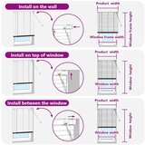  Zavjesa za prozor sa zavjesama Srebrna 105 x 130 cm Aluminij | shoptok.hr