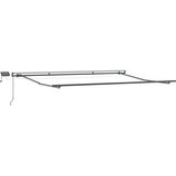 Tenda na ručno uvlačenje s LED antracit i bijela 400x300 cm | Eponuda.com