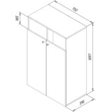MID.YOU Srednje Visoka Omara Klidas Xl, Bela | Shoptok.si
