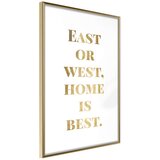  Poster - Home Is Best (Gold) 30x45 Cijene