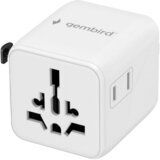 Univerzalni strujni adapter za sve zemlje GEMBIRD, 20 W, white, TPA-INT-01-W | Eponuda.ba
