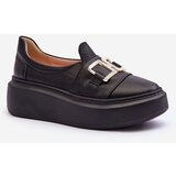 Kesi Women's leather platform shoes Black Lewski 3398/2 | shoptok.hr