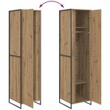 Ormar s pohranom 2 pcs Umjetnička hrastovina 50 x 50 x 200 cm | shoptok.hr