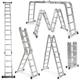  Zglobne Aluminijumske Merdevine 4x4 - 4,6m TMC | ePonuda.com