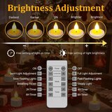 PCHERO 6x polnilne LED čajne svečke z daljincem | Shoptok.si