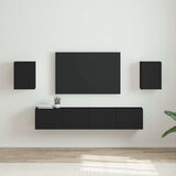 TV zidni ormar 2 pcs Crna 30 x 31 x 40 cm Konstruirano drvo | shoptok.hr