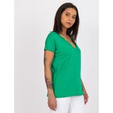 BASIC Feel Good T-shirt-RV-TS-7665.91-green | Shoptok.si