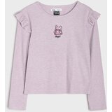 Sinsay Rebrasti komplet: bluza s volanima i hlače Stitch | shoptok.hr