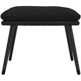  Tabure crni 45x29,5x35 cm od tkanine i umjetne kože | shoptok.hr