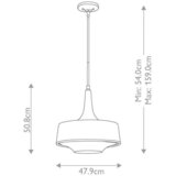 Elstead Lighting VISEČA SVETILKA Holloway 47.9/54 cm E27 | Shoptok.si