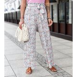 UR/CEO Multicolor floral pleated women's pants Saida | shoptok.hr