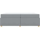  Okvir kreveta s madracem Svjetlosiva 200 x 200 cm tkanina | shoptok.hr